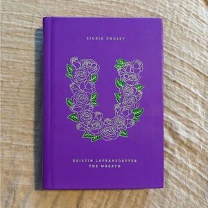 Penguin Drop Caps "U" - Jessica Hische-The Wreath - Sigrid Undset Hardcover Book